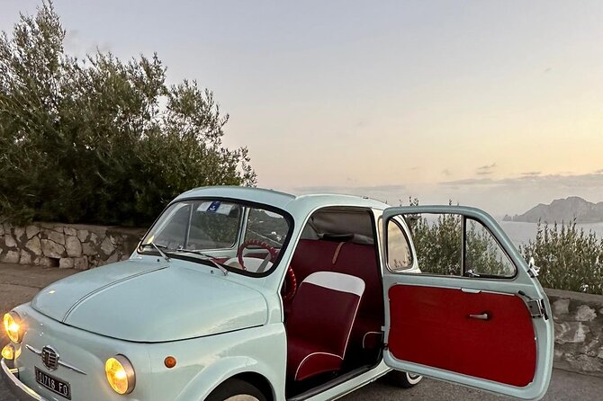 Vintage Car 500 Photo Shoot on the Amalfi Coast - Traditional Italian Coffee Break