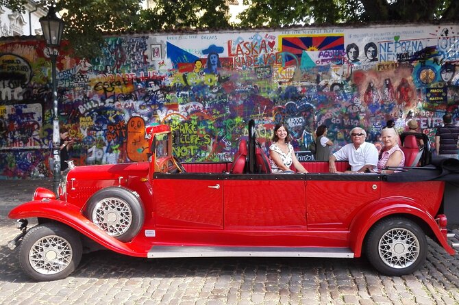 Vintage Car Ride With Walking Tour of Prague City Center - Group and Transportation Details
