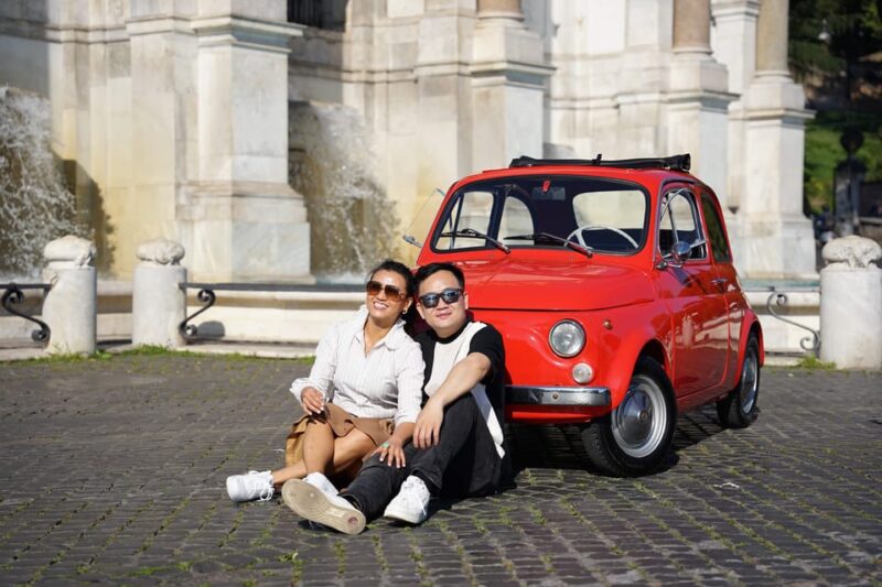 Vintage Fiat500 Car Tour by Professional Photographer - Key Points
