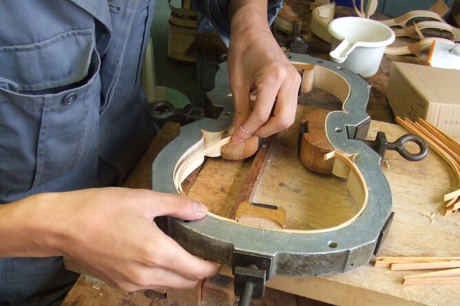 Violin Workshop Tour From Nagoya With English Guide - Violin Making Experience