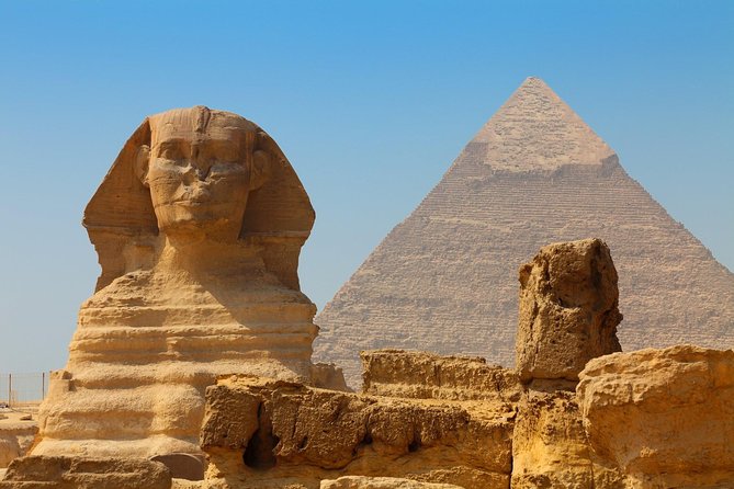 VIP Giza Pyramids ,Sphinx,Camel Ride Lunch and Inside the Pyramid - Booking Details