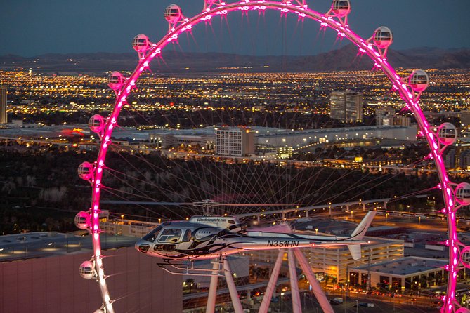 VIP Helicopter Strip Flight With Eiffel Tower Dinner - Romantic Night Out Itinerary