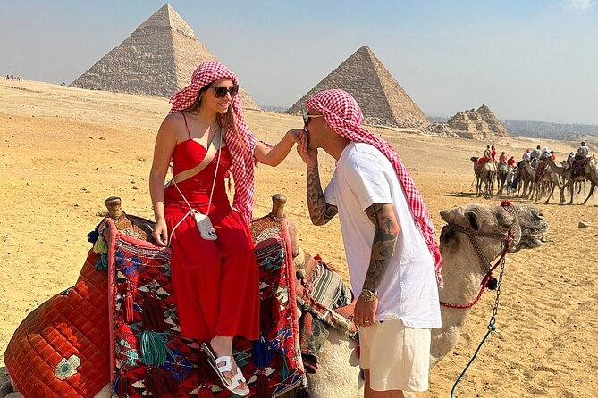 VIP Tour Private Giza Pyramids Memphis City Sakkara Camel Lunch - Site Visits