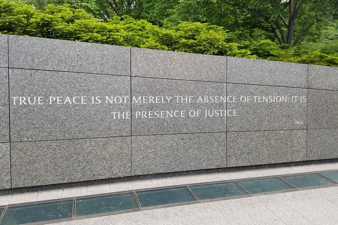 Virtual Tour of Martin Luther King Memorial - Cancellation and Flexibility