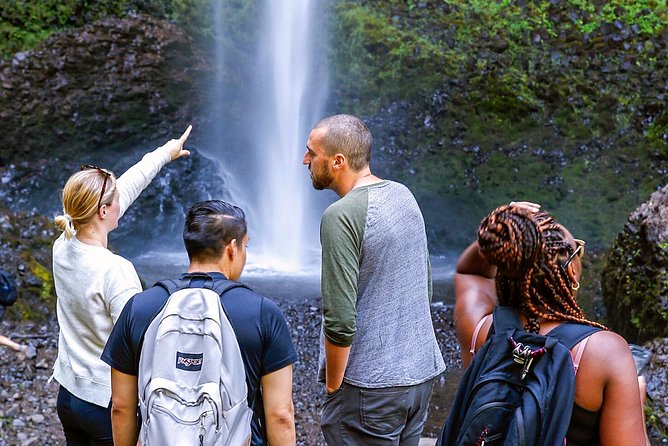 Visit Multnomah Falls, Two Waterfalls, & Vista House - Admiring Multnomah Falls