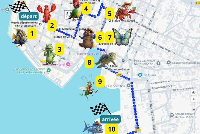 Visit Pointe-à-Pitre with a fun and fun track game! - Discovering Pointe-à-Pitre Through Play