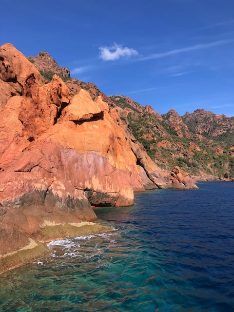 Visit Scandola Calanques Piana 2h Stop Girolata 12 Seat Boat - Departure and Languages