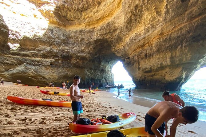 Visit the Benagil Caves on a Kayak and Marinha Beach - Tour Duration and Group Size