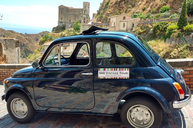 Visit the Godfather Locations by Classic Fiat 500 From Taormina - Meeting and Pickup