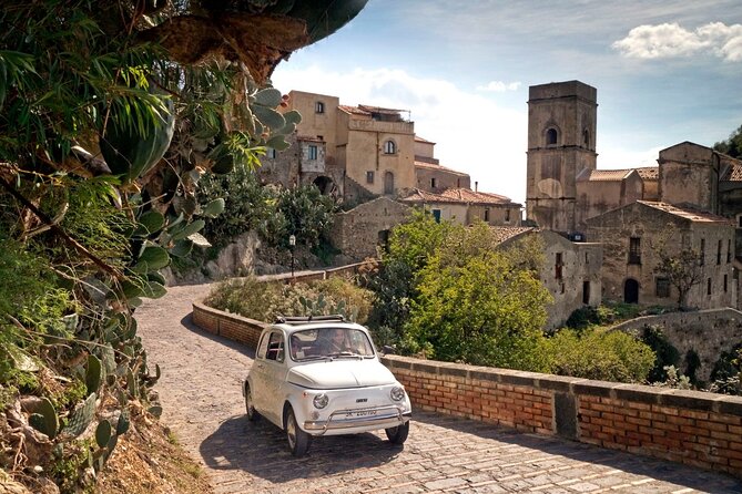 Visit the Godfather Locations by Classic Fiat 500 From Taormina - Experience With Vintage Fiat 500