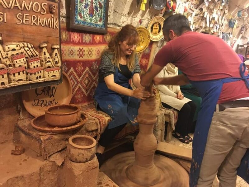 Visit to Cappadocia Ceramic Workshop and Carpet Store - Traditional Pottery-Making