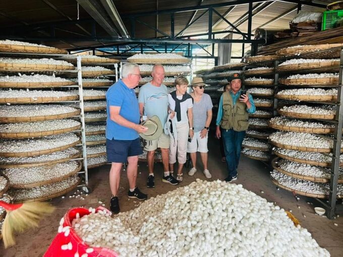Visiting Silk Factory & Coffee - Silk-Making Process