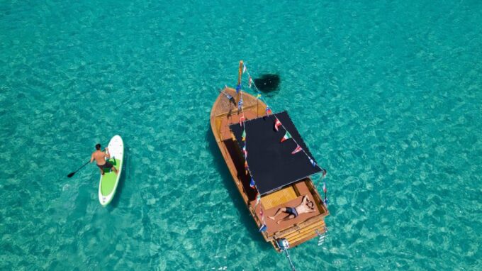 Vourvourou: Private Traditional Wooden Boat Cruise - Explore Diaporos Island