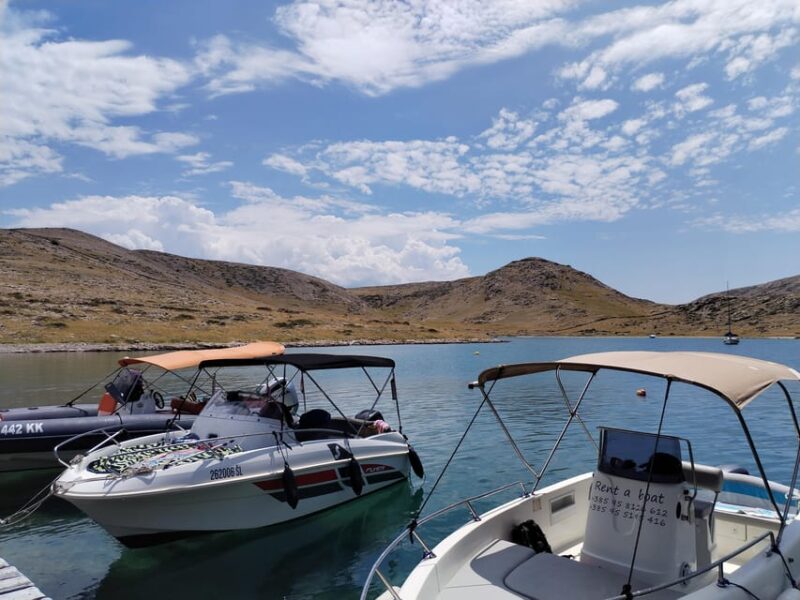 Vrbnik: Mala Luka & Uvala Biser Half-Day Private Boat Tour - Itinerary