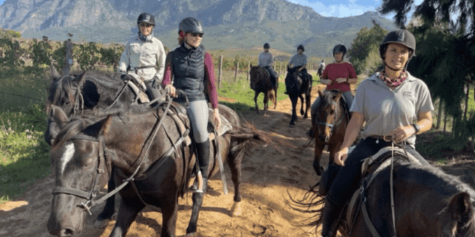 Vrede En Lust Wine Estate: 1H Breakfast Horse Trail - Included in Experience