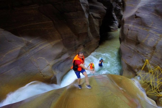 Wadi Al Mujib Adventures From Amman, QAI Airport, Deadsea or Madaba - Wet Water Trail Experience