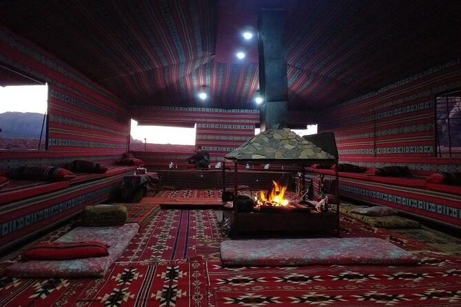 Wadi Rum Jeep Tour & Camp; Overnight - Bedouin Tea and Snacks