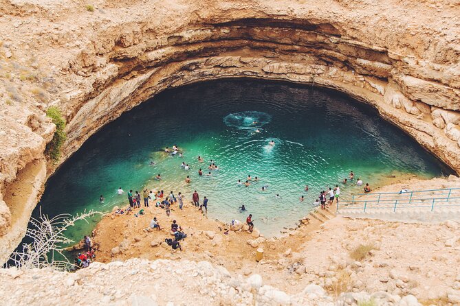 Wadi Shab and Bimmah Sinkhole Full Day Tour - Discover Bimmah Sinkhole