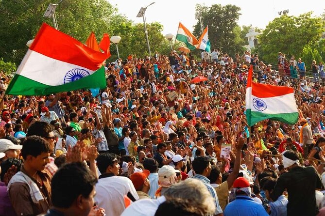 Wagha Border Tour - Lowering of the Flags