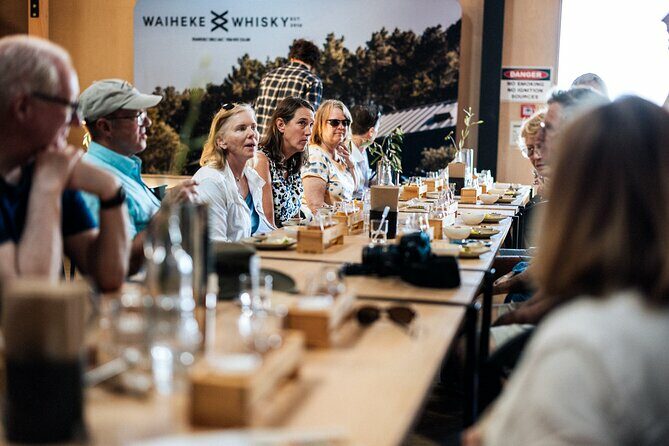 Waiheke 'FLAVOURS' of lunch Wine Oil Beer Spirits max 11 clients - Transportation and Group Size