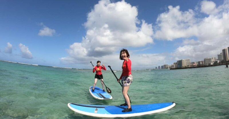 Waikiki Semi-Private SUP Lesson: 2 Students to 1 Instructor - Key Points