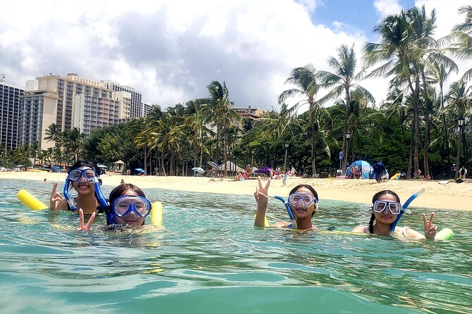 Waikiki Snorkeling. Free Pictures and Video! Shallow. Many Fish! - Suitable for Beginners and Novices