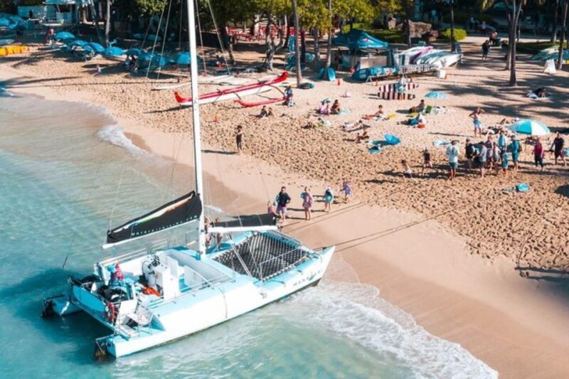 Waikiki: Sunset Catamaran Cruise - Key Points