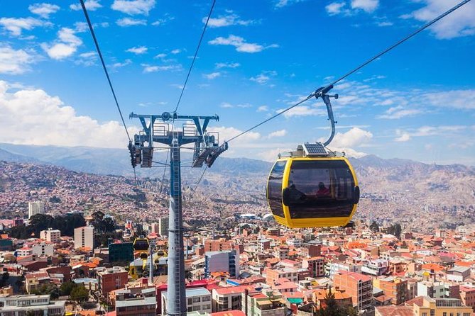 Walking City TOUR La Paz + Cable Cars + Valle De Luna. PRIVATE TOUR - Inclusions