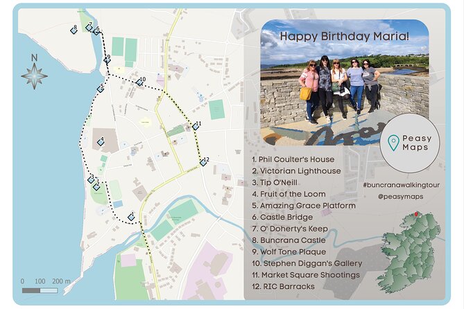 Walking Tour Buncrana - Location and Duration
