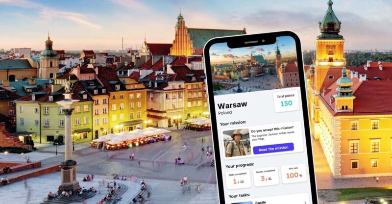 Warsaw: City Exploration Game and Tour on Your Phone - Explore Warsaw at Your Pace