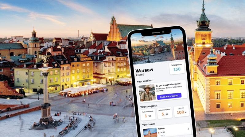 Warsaw: City Exploration Game and Tour on Your Phone - Accessibility and Language Options