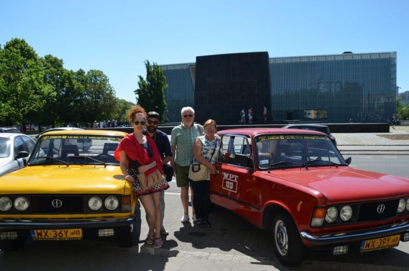 Warsaw Jewish Heritage Private Tour in Retro Fiat - Transport and Amenities