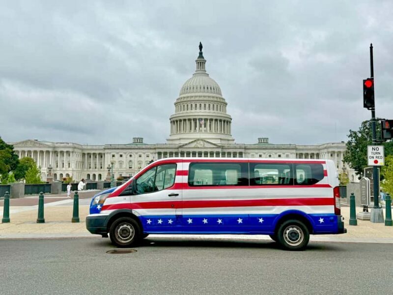 Washington DC: Memorials & History Guided Minibus Tour - Key Points