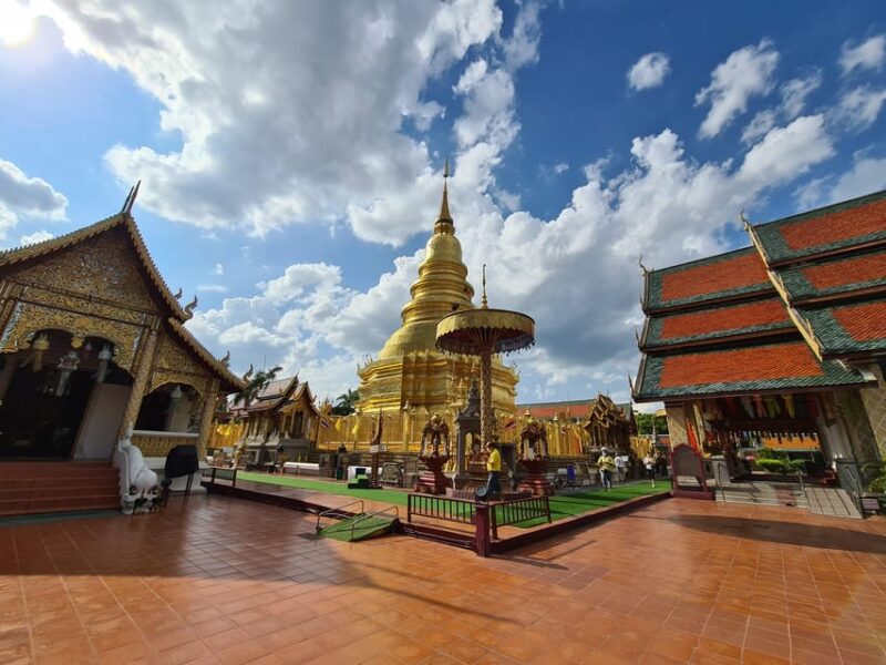 Wat Doi Phra Chan & Wat Hariphunchai & Rare Forest Market. - Unique Regional Forest Products
