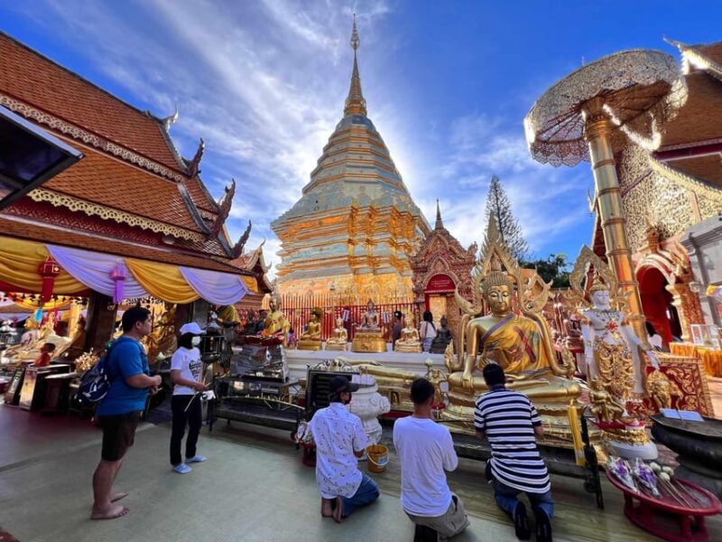 Wat Doi Suthep & Pha Lat, Wat Umong, Wat Chiang Man - 5 Temples - Exploring the Secret Wat Pha Lat