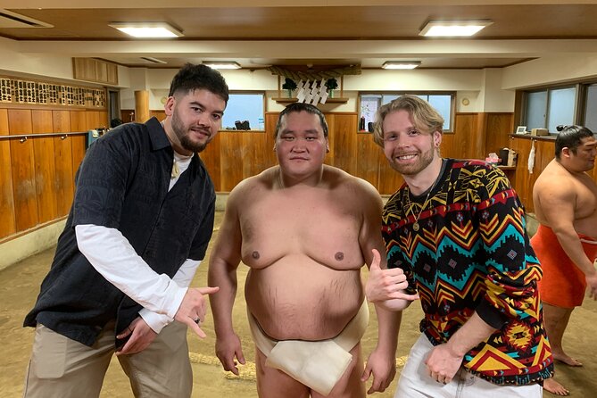 Watch the Real Sumo Morning Practice Tour at Yokozuna Stable - Experience Expectations