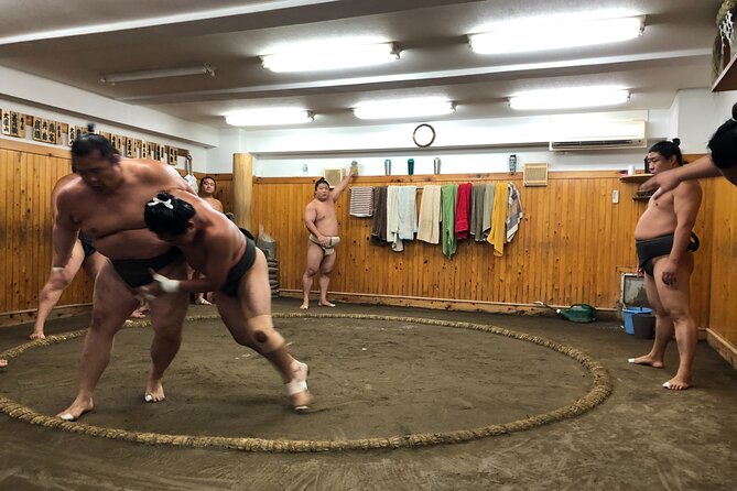 Watch the Real Sumo Morning Practice Tour at Yokozuna Stable - Additional Information