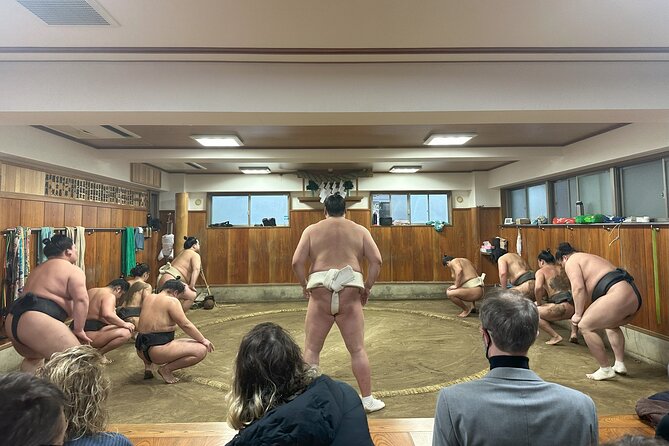 Watch the Real Sumo Morning Practice Tour at Yokozuna Stable - Exploring the Yokozuna Stable