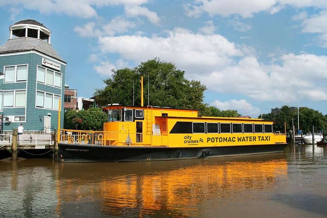 Water Taxi From Wharf or Old Town Alexandria - Meeting Point and Pickup Location