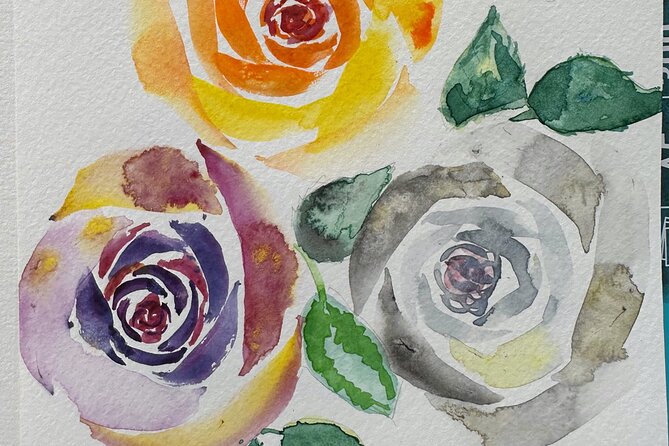 Watercolor Therapy, Fabricacrylics 4 Couples/Retreat Workshop - Participant Emotional Release