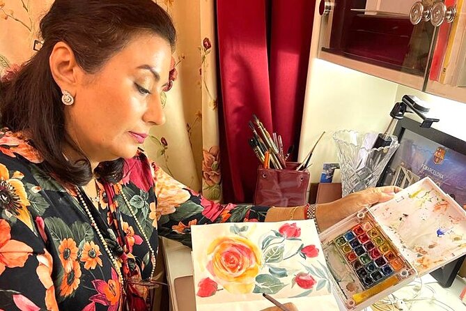 Watercolor Therapy, Fabricacrylics 4 Couples/Retreat Workshop - Included Materials and Amenities