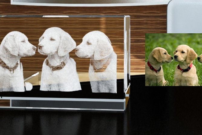 We Engrave Your Favorite Photo in Personalized 3D Crystal - Personalization Options for Your Crystal