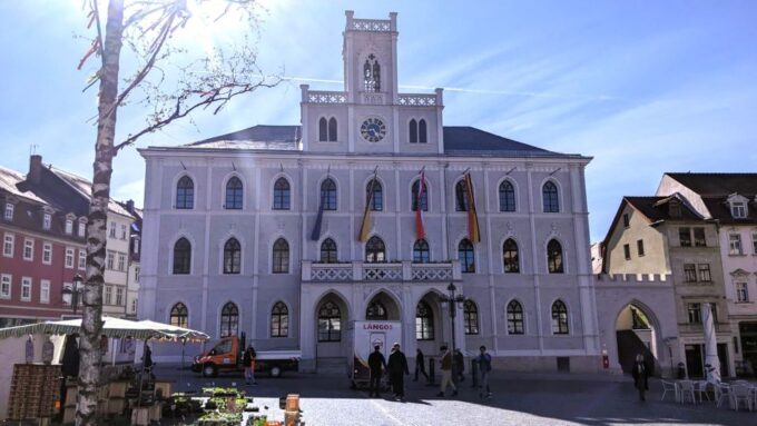 Weimar: City Highlights Self-guided Walking Tour - City Palace and Herder Church