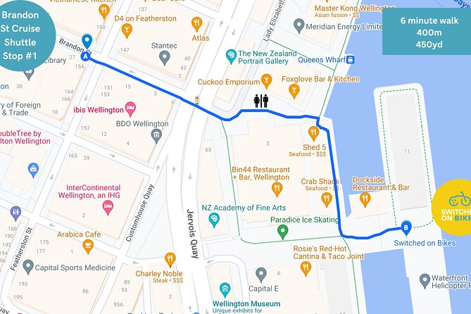 Wellington Guided Ebike Tour-Cruise Shore Excursion - 360-degree Harbour Views