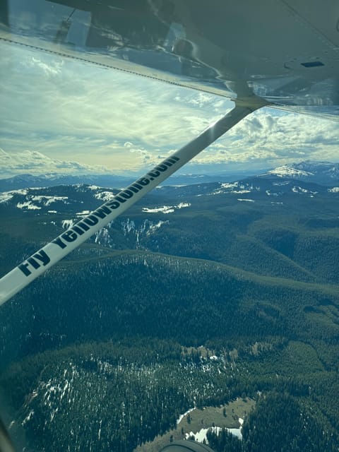 West Yellowstone:1 Hour Aerial Yellowstone Park Boundary - The Aircraft and Pilot