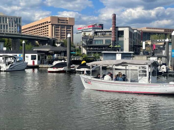 Wharf DC 21 Duffy E-Boat Rental - Afternoon/Evening - 3-8pm - Iconic DC Landmarks