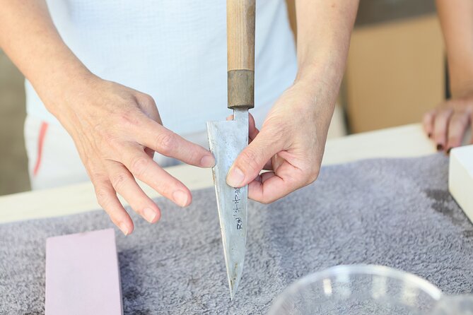 Whetstones Factory Tour and Knife Sharpening Experience - Knife Sharpening Demonstration