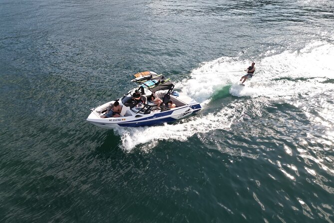 Whitefish Lake Water Sports Pontoon Wake Boat Rental and Cruises - Explore Whitefish Lake by Pontoon