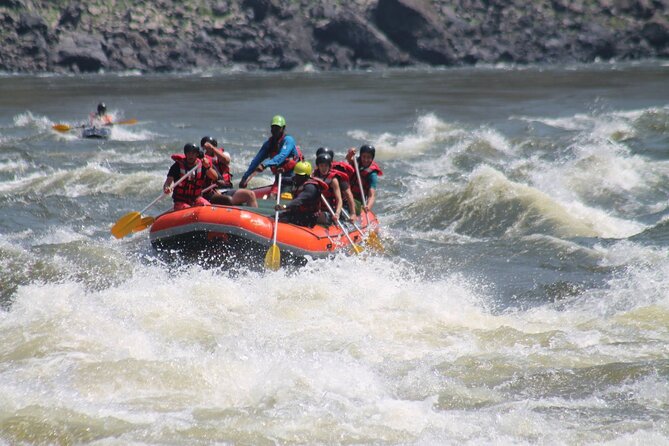Whitewater Rafting Adventure on the Zambezi River, Victoria Falls Zimbabwe - Scenic Tranquil River Pools
