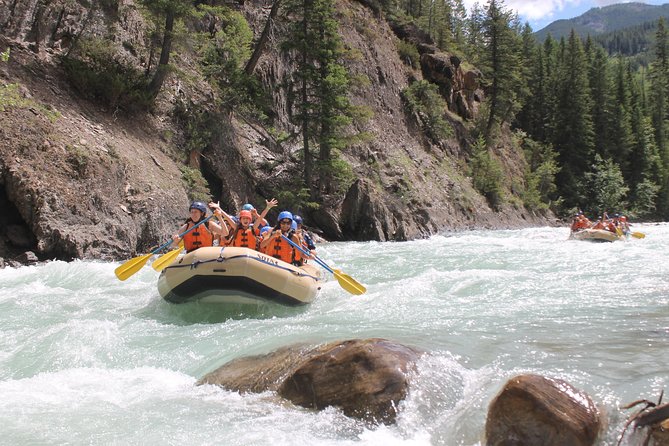 Whitewater Rafting on Toby Creek - Rugged Canadian Rockies Scenery